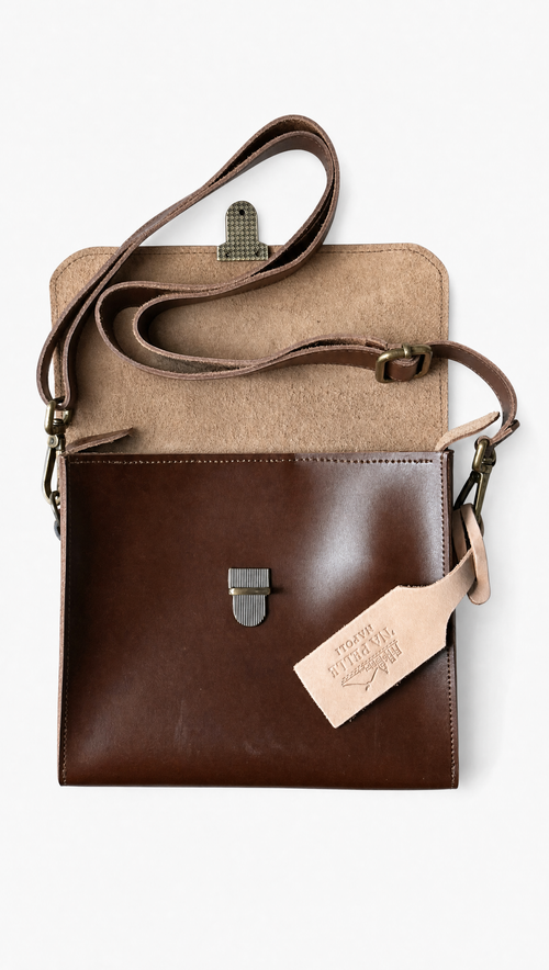 Argo Grande – Crossover Bag Artigianale Handmade in Vera Pelle Made in Italy
