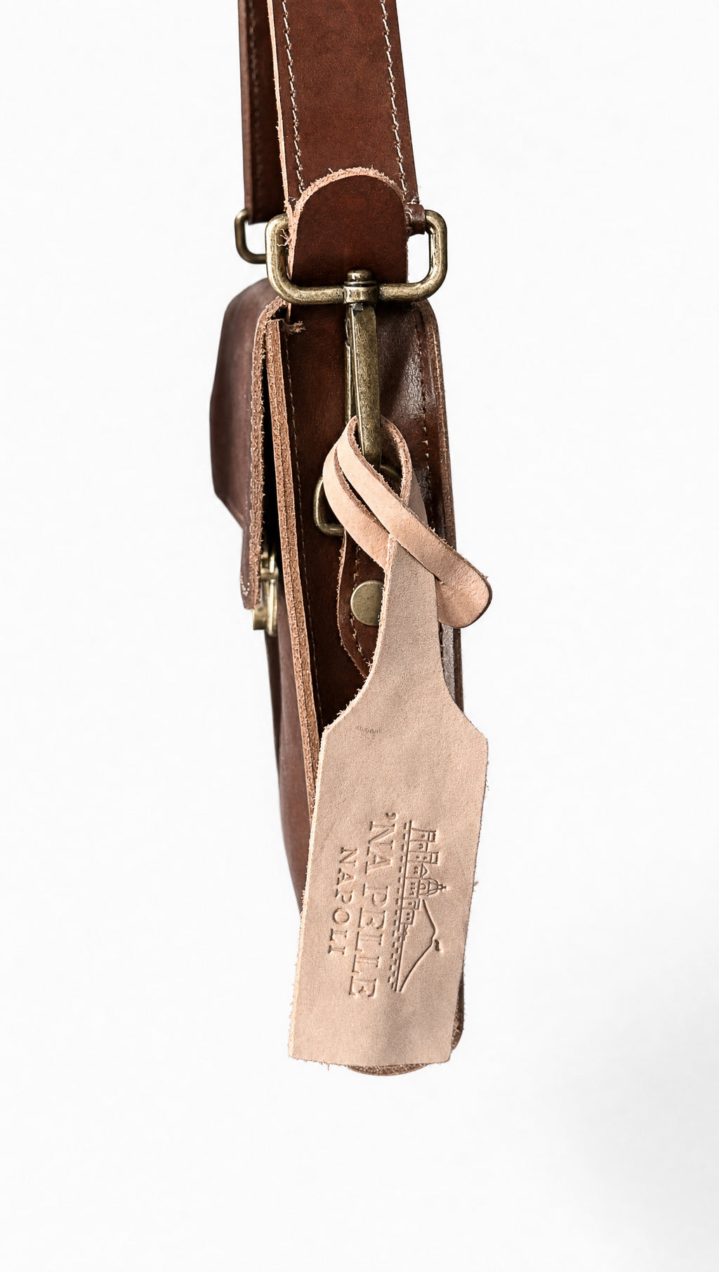 Argo media – Crossover Bag Artigianale Handmade in Vera Pelle Made in Italy
