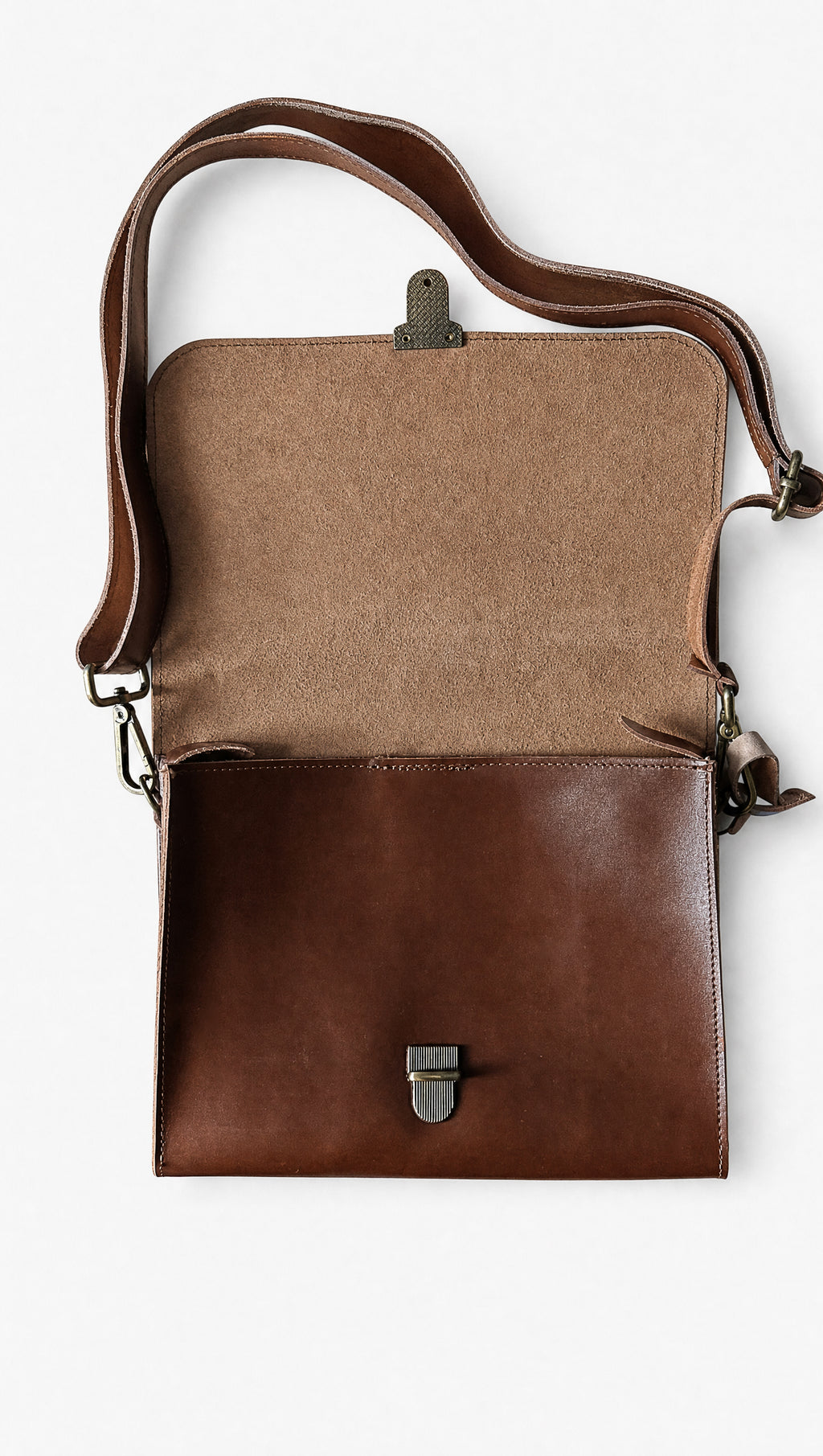 Argo media – Crossover Bag Artigianale Handmade in Vera Pelle Made in Italy