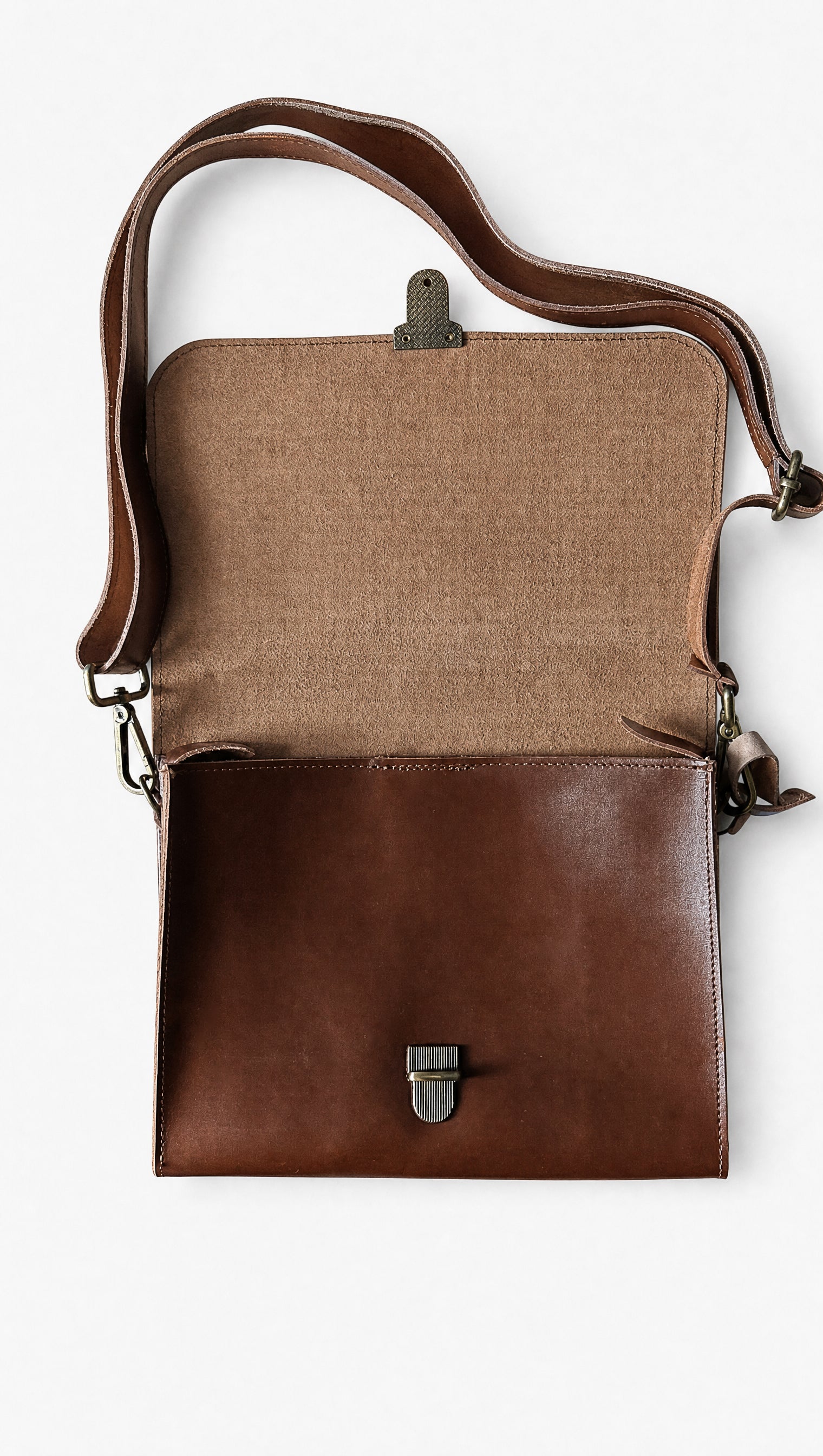 Argo media – Crossover Bag Artigianale Handmade in Vera Pelle Made in Italy
