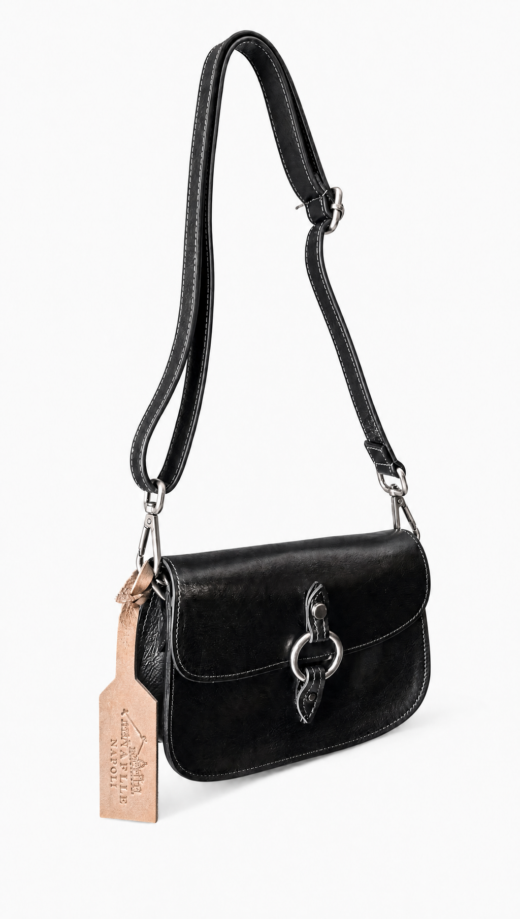 Malu_bag Classic Black – Borsa Artigianale Handmade Made in Italy